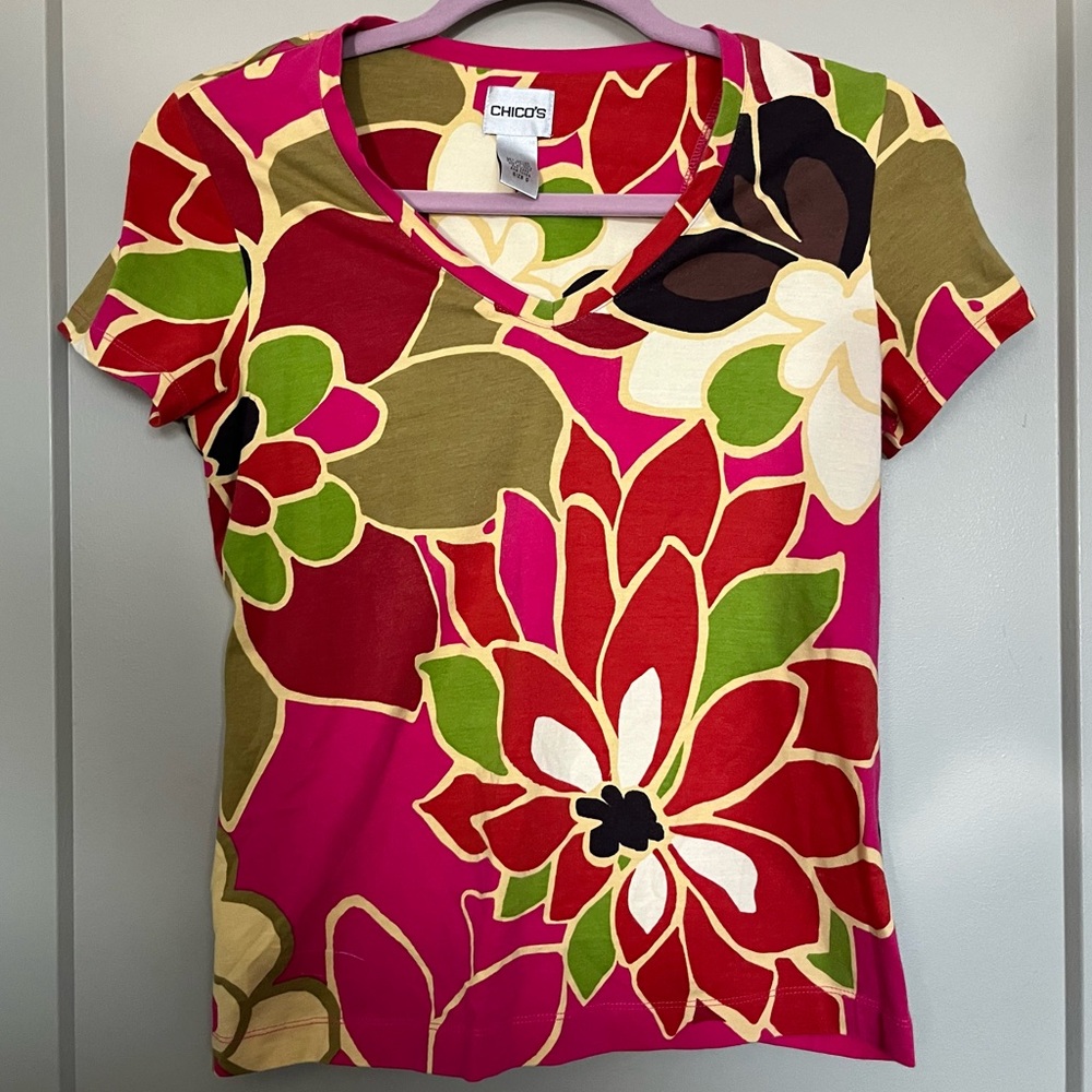 Chico’s Floral Top
